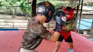 SPARRING SA SURVIVAL CAMP NI JERWIN ANCAJAS [upl. by Nailluj]