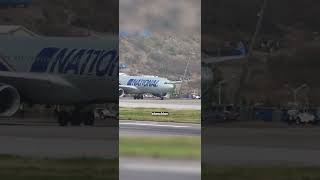 National disaster National A330 collides with light stanchion at St Kitts [upl. by Lavinia229]