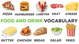 English Vocabulary 100  Food and Drink Vocabulary  LEARN ENGLISH [upl. by Eudosia]