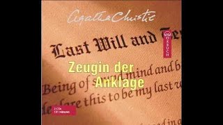 Zeugin der Anklage Hörbuch von Agatha Christie [upl. by Leirol]