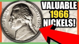 1966 NICKEL WORTH MONEY  RARE NICKELS WORTH MONEY TO LOOK FOR IN CIRCULATION [upl. by Eloken499]