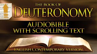 Holy Bible Audio DEUTERONOMY 1 to 34  With Text Contemporary English [upl. by Dronel76]