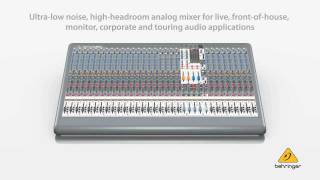 XENYX XL3200 Premium 32Input 4Bus Live Mixer with XENYX Mic Preamps and British EQs [upl. by Anwat]