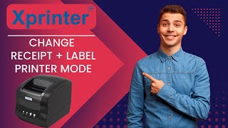 How To Change ReceiptLabel Mode Dual Mode Function In Thermal Printer thermalprinter shorts [upl. by Nanreit]