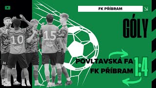 SESTŘIH GÓLŮ  Povltavská FA vs FK Příbram 14 [upl. by Flyn]