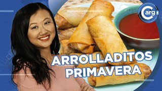 RECETA DE ARROLLADITOS PRIMAVERA [upl. by Arezzini]