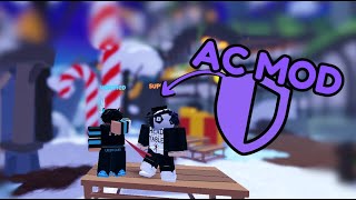 So i played WITH AN ANTI CHEAT MODERATOR Roblox BedWars [upl. by Haronid]