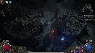 PoE 2 Witch Gameplay Act 2  Essence DrainContagion  Decompose and Infernal Hound with Bossfight [upl. by Anhsirk]