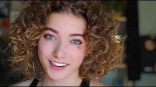 Quick and Easy Short Curly Hair Refresh  2b 3a curls and waves [upl. by Tito]