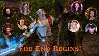 Gamers React to the Most Epic Cliffhanger in Video Game History  God of War II [upl. by Aztin]