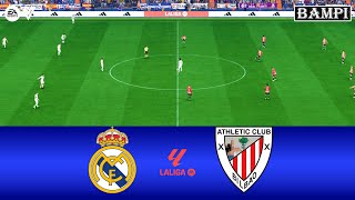 Real Madrid vs Athletic Bilbao  La Liga 2324  Full Match  EA FC 24 Gameplay PC [upl. by Hourihan233]