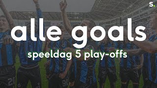 Alle goals van speeldag 5 van de playoffs [upl. by Nevar313]