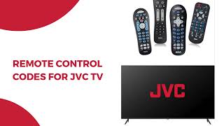 Remote Control Codes for JVC TV  JVC Universal Remote Control Codes [upl. by Ress]