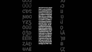 Latin Alphabet All [upl. by Appilihp]