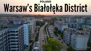 Warsaws Białołęka District  4K drone video [upl. by Tsirhc327]