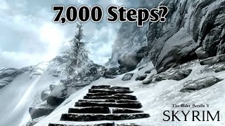 Are There Actually 7000 Steps To High Hrothgar [upl. by Cyna908]