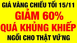 Giá vàng 9999 hôm nay chiều tối 15112024  giá vàng hôm nay  giá vàng 9999 mới nhất  giá vàng [upl. by Shayla144]