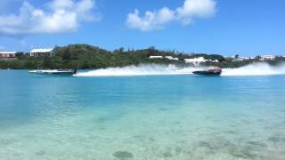 Bermuda speed boat races [upl. by Nywroc]