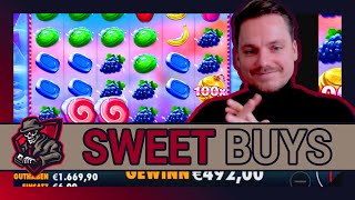 SWEET BONANZA XMAS 🎅🏻  100x Bombe ballen 😍  Freegames High Stakes 🎰  Casino Highlights [upl. by Etteiluj]