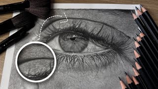 How to draw easily hyper realistic drawing tutorial stepbystep  bana sakte ho ap bhi [upl. by Wiltsey338]