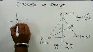 Orthocentre of triangle Properties and Derivation  Coordinate Geometry Part 7  Kamaldheeriya [upl. by Jeu]