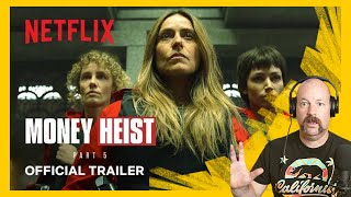 Money Heist Official Trailer Reaction  Dads Den [upl. by Nuahsel848]