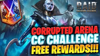 FREE REWARDS CORRUPTED ARENA CHALLENGE  RAID SHADOW LEGENDS [upl. by Drahnreb]