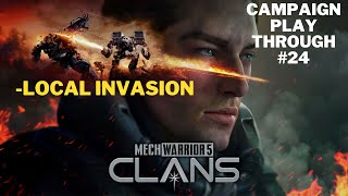 MechWarrior 5 Clans  Local Invasion [upl. by Erehpotsirhc206]