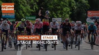 Dauphiné2022  Stage 1  Highlights [upl. by Morrie]