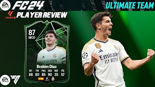 ⭐UN MCO BARATO⭐BRAHIM DIAZ 87 ELECCIONES DE ESPECIALISTAS REVIEW FC FIFA 24 [upl. by Ahsimed]