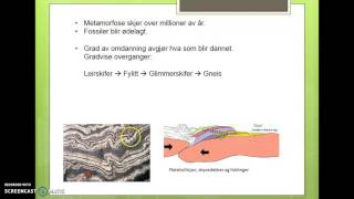 Metamorfe bergarter [upl. by Asirak]