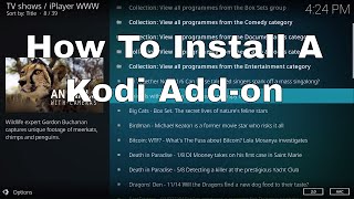 How To Install A Kodi Addon [upl. by Finnie]