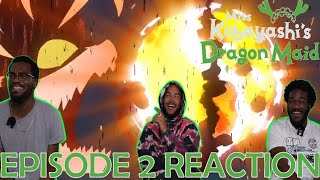 THIS FIGHT SCENE WENT STUPID  Miss Kobayashis Dragon Maid Episode 2 Reaction [upl. by Collins439]