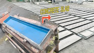 How to Make Precast Concrete Plates Slabs  Marking process [upl. by Ahseek]