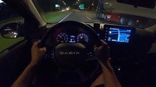 2023 Dacia Jogger Extreme 10 TCe 110 HP Night POV test ride 110 CARiNIK [upl. by Nafets]