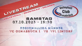 VOLLEYBALL  Regionalliga Männer VC Osnabrück I – VfL Lintorf  71023 [upl. by Aenad]