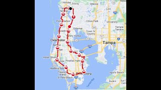 Unofficial Full 77 Mile Pinellas Trail Loop 2023 [upl. by Anastatius]