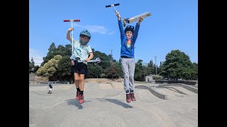 Foot and Nugget Healdsburg Skatepark [upl. by Dirfliw]