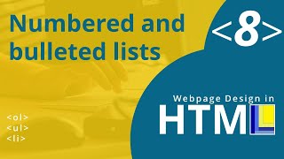 How to create and style lists with HTML and CSS [upl. by Manas]