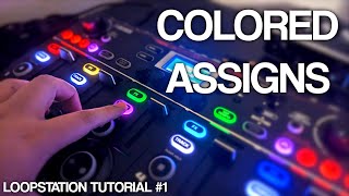 RC505mkii Tutorial 1  Colored Assigns [upl. by Siver]