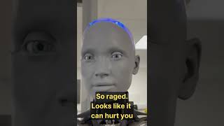 Ameca AI Robot GETS ANGRY When Insulted amecarobot ai [upl. by Aihsoek]