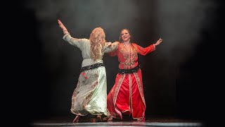 Moroccan chaabi by Kairi Reinvee and Eeben at Tallinn Oriental Dance Festival 2024 [upl. by Nirag]