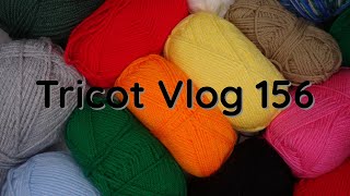 Tricot vlog  156  Châle qui avance et courbatures [upl. by Bran]