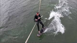 Kitesurfing Bridlington South Beach 5th Aug [upl. by Yauq]