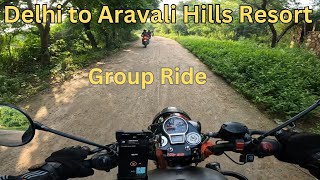 Delhi to Aravali Hills Resort Gurugram  Cost and Activities  Group Ride  DELHI KA HILLS [upl. by Oiril]