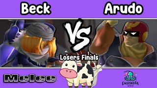 Lechita Saga  Beck Sheik Vs Arudo Captain Falcon  Losers Finals  SSBM [upl. by Aramaj]