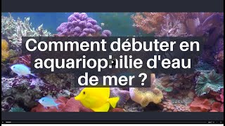 Comment débuter en aquariophilie deau de mer  Où sinformer [upl. by Ahseihs]