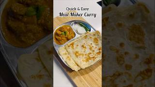 Quick amp Easy Soya Chunks Curry  Meal Maker Curry  Meal Maker Curry with Paratha mealmakercurry [upl. by Axel616]