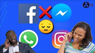 Big PROBLEM As WhatsApp Facebook amp Instagram NOT WORKING In The WORLD 🌍 [upl. by Lorrac]