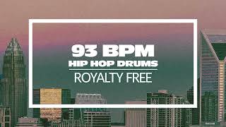 93 BPM Hip Hop Drums FREE Loop [upl. by Eerb]